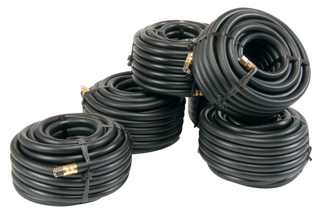 Airhose, 8mm x 20mtr, Rubber, 1/4BSP Swivel Thread