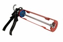Caulking skeleton gun for tubes upto 225mm long. Heavy duty & designed for PU seam sealer application