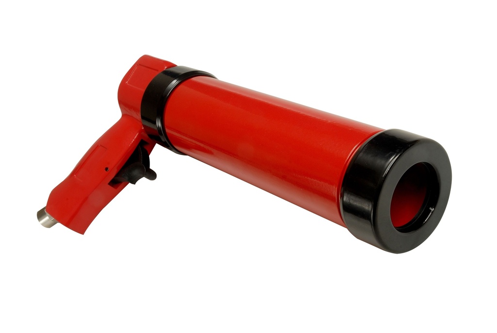 Air operated caulking gun for 225mm tubes. 1/4bsp thread