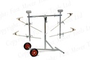 Sprayers mobile bumper spraying stand, fully adjustable & rotating