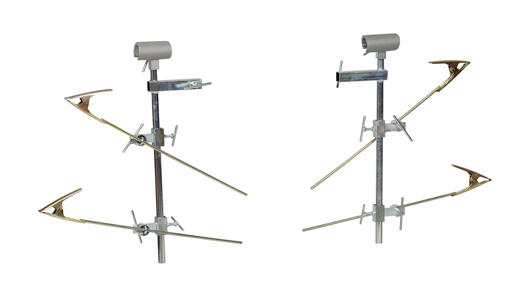 Attachment kit for that allows you to transform your Fast Mover Panelstand into a bumper stand