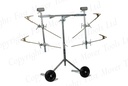 Sprayers mobile bumper spraying stand, fully adjustable & rotating