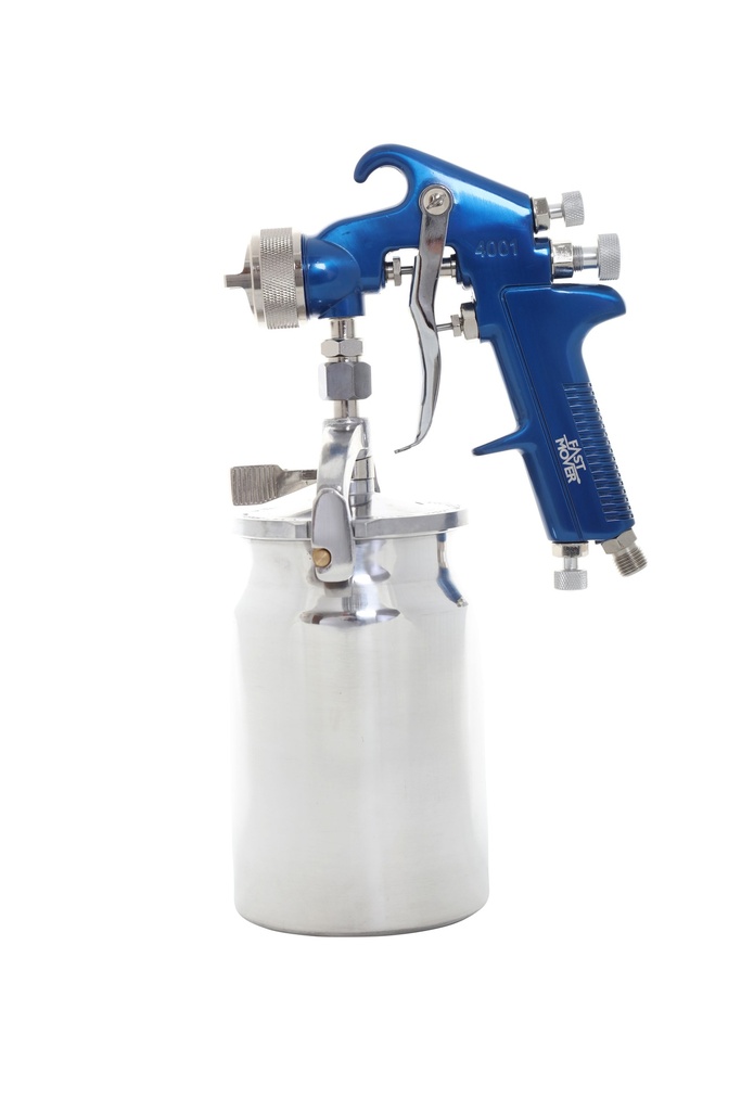 Suction feed spray gun with 1000ml pot. Conventional 2.0mm air cap