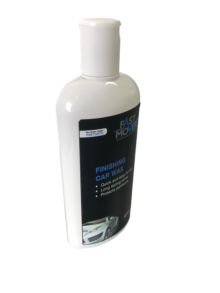 High gloss finishing wax for vehicles. 500ml tub