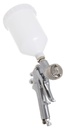 Conventional gravity feed spray gun with 600ml paint pot. 1.7mm aircap