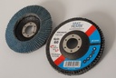 Zirconium flap disc. 115mm. 60 grit. 10 discs per pack
