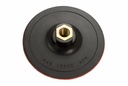 Blacking plate for 150mm polishing & compounding pads. Fitted with hook & Loop. 115mm. M14 female thread