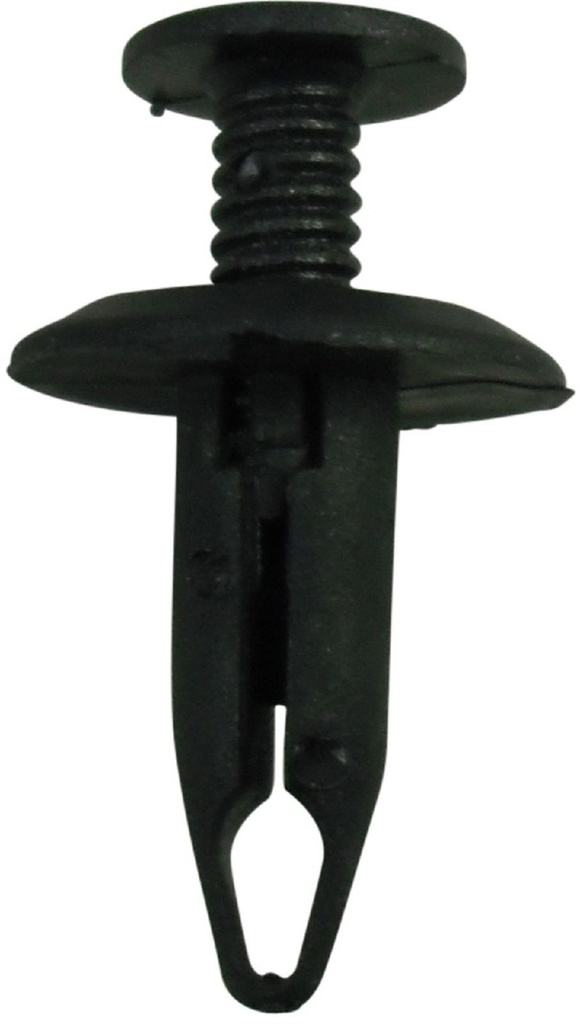 Trim Clip Blk Screw Rivet to fit 6.5mm Hole. PK 10
