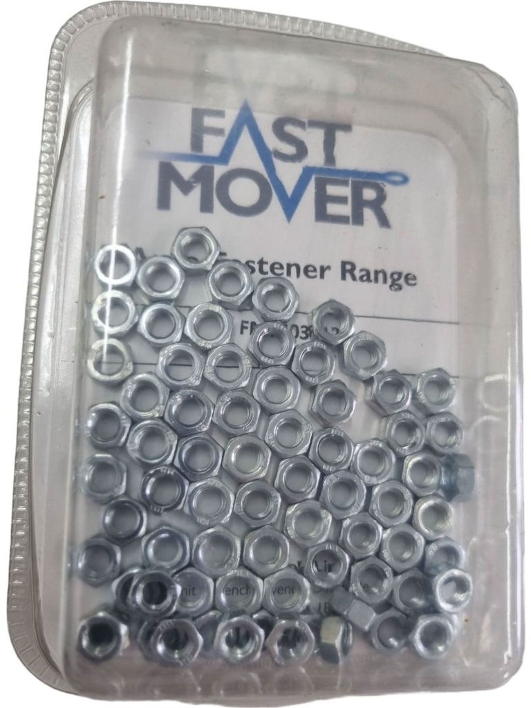 M5 STEEL NUTS pk75