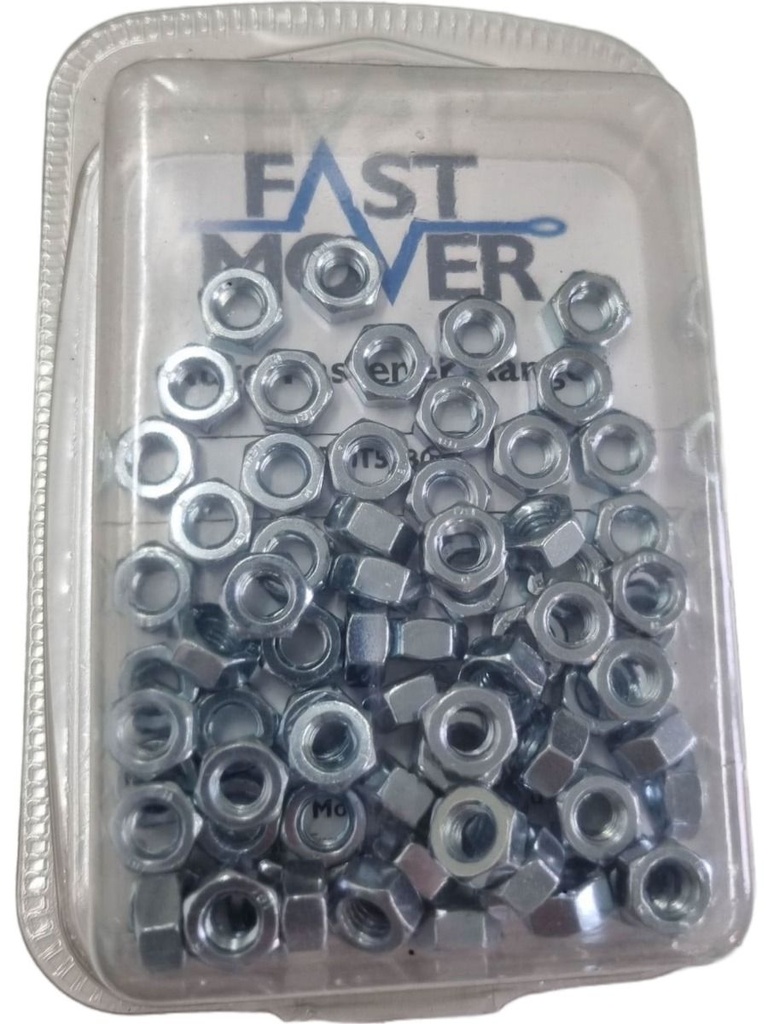 M6 STEEL NUTS pk75
