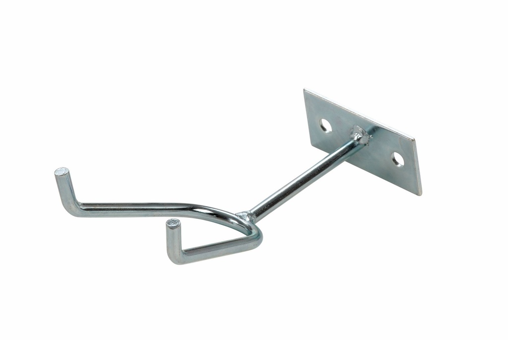 Wall mounted gravity feed spray gun holder