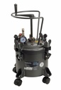 Paint pressure tank. 10ltr. Fitted with casters and manual agitator
