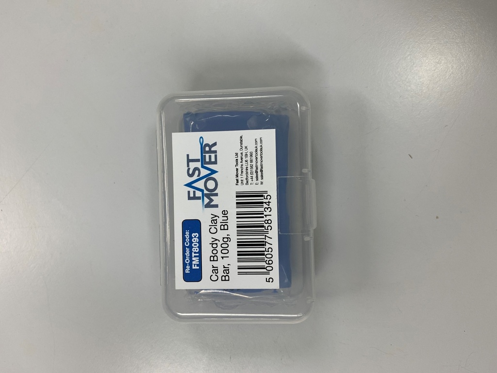 paint rectification clay bar. Blue for use on darker colours. 100g per pack