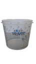 Plastic paint mixing cups with ratios. 1400ml . 200 cups per box