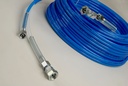 Air & fluid hoses. 5mtrs 1/4bsp thread on air hose & 3/8 thread on fluid hose