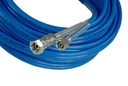 Air & fluid hoses. 7.5mtrs 1/4bsp thread on air hose & 3/8 thread on fluid hose