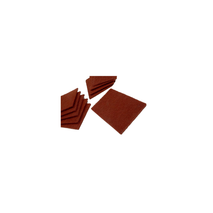Surface conditioning pad medium red. 150 x 225mm. 10 pads per pack