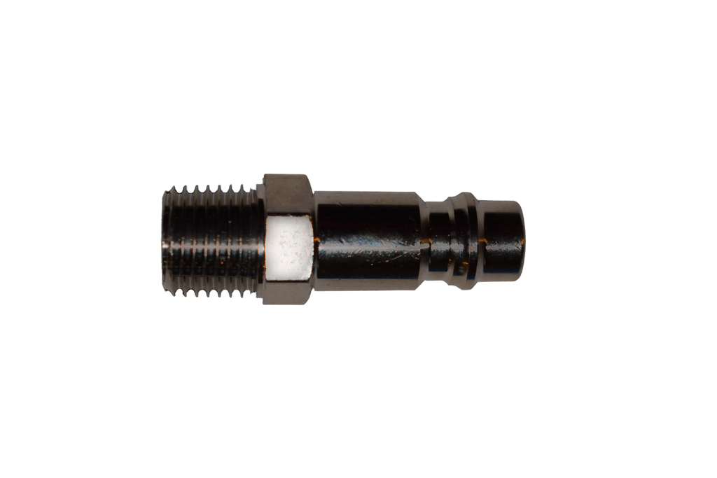 Safety coupling for air fed face mask. 1/4"bspp male thread