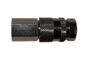 Safety coupling for air fed face mask. 1/4"bsp female thread