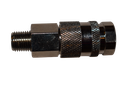 Safety coupling for air fed face mask. 1/4"bsp male thread