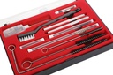 Spray gun cleaning kit in plastic case. 23pcs