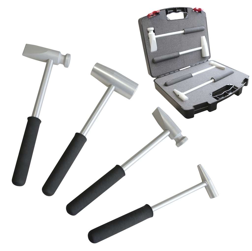 SET OF 4 ALUMINIUM HAMMERS
