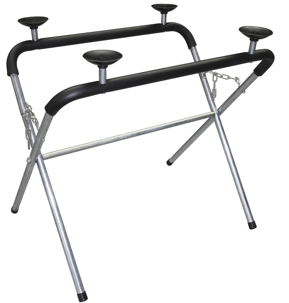 CAR BODYWORK PANEL STAND WITH SUCTION PADS