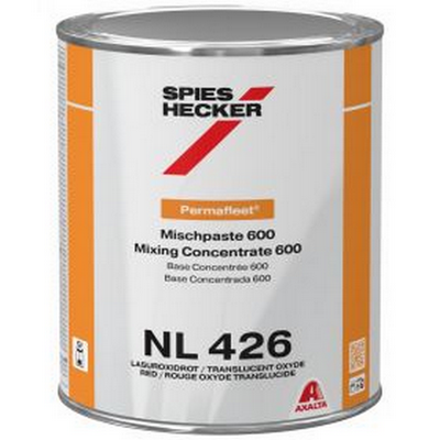 1ltr Spies Hecker Permafleet Series 600 NL 426 Transparent Oxide Red Tinter (Each)..