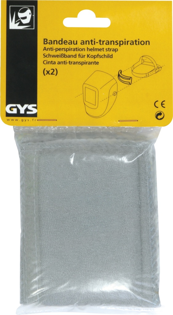 ANTI-PERSPIRATION HELMET STRAP (x2)