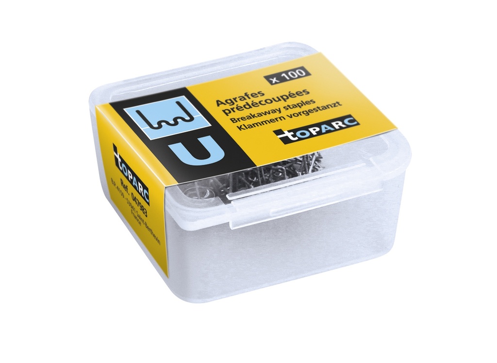 100 CRACK ALIGNMENT BREAKAWAY STAPLES (U)