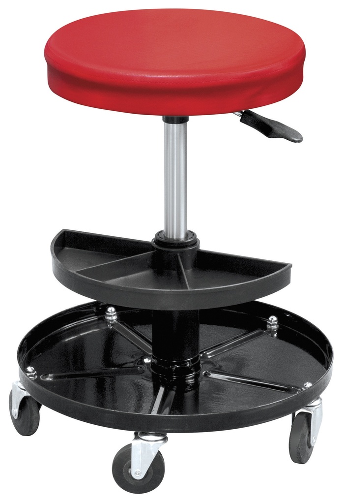 ROUND STOOL WITH TOOL STORAGE