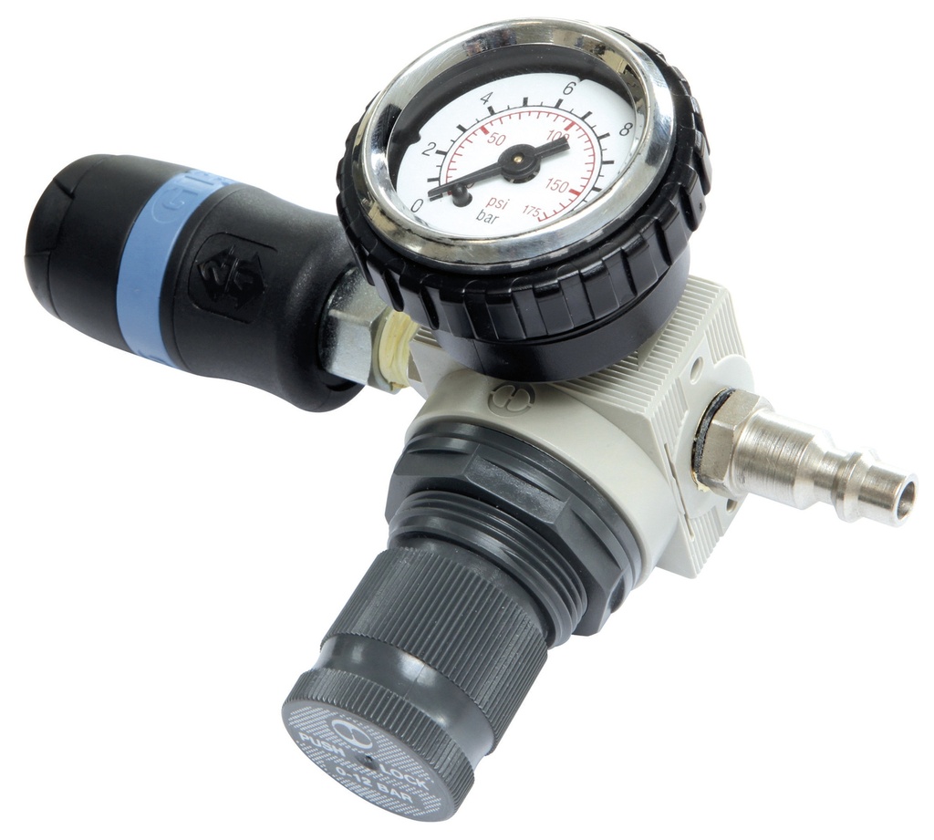 PRESSURE REGULATOR 0-10 BAR WITH AIR CONNECTION (FR)