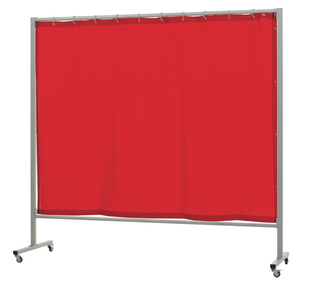 ORANGE WELDING CURTAIN OPTI 215.O ON WHEELS 2x2.15m