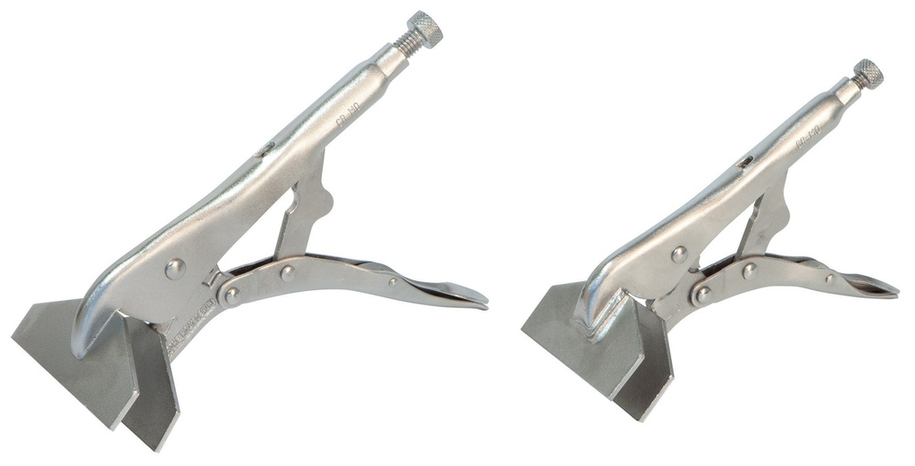 FLAT-NOSE LOCK-GRIP PLIERS (200 & 250mm)