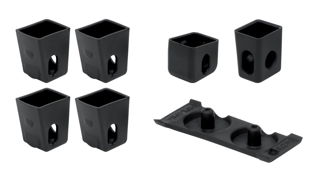 SET OF 4 G-ARM ELECTRODE COVERS WITH G-CLAMP CONNECTOR COVER (x1)