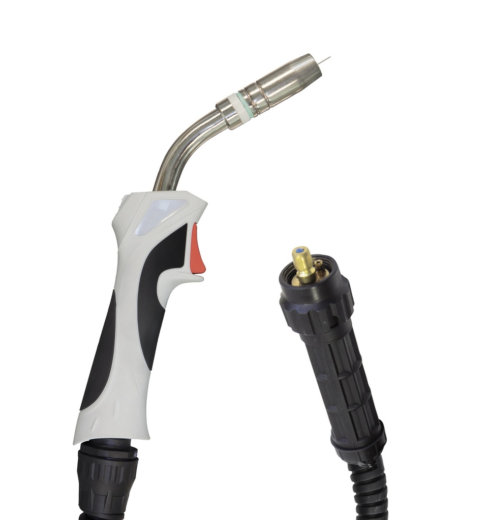 TOPARC MIG TORCH 250A - AIR - 3m - ALU (Ø1.2mm-M6) - GREY