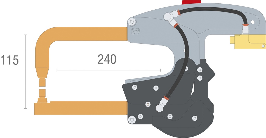 INSULATED G9 ARM & X6 ARM (x2)