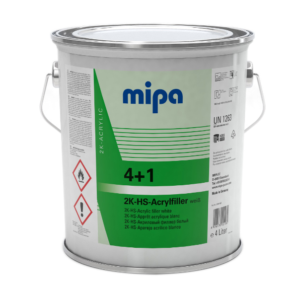 4+1 Acrylfiller 2K HS White (4LT)