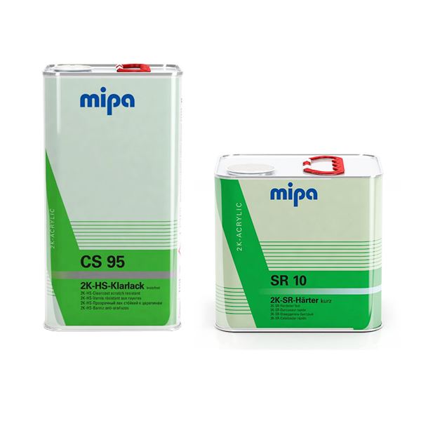 Mipa CS95 Klarlack x 60 & Hardener SR10 x 60