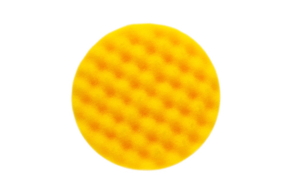Polishing Foam Pad 135x25mm Yellow Waffle,10/Pack