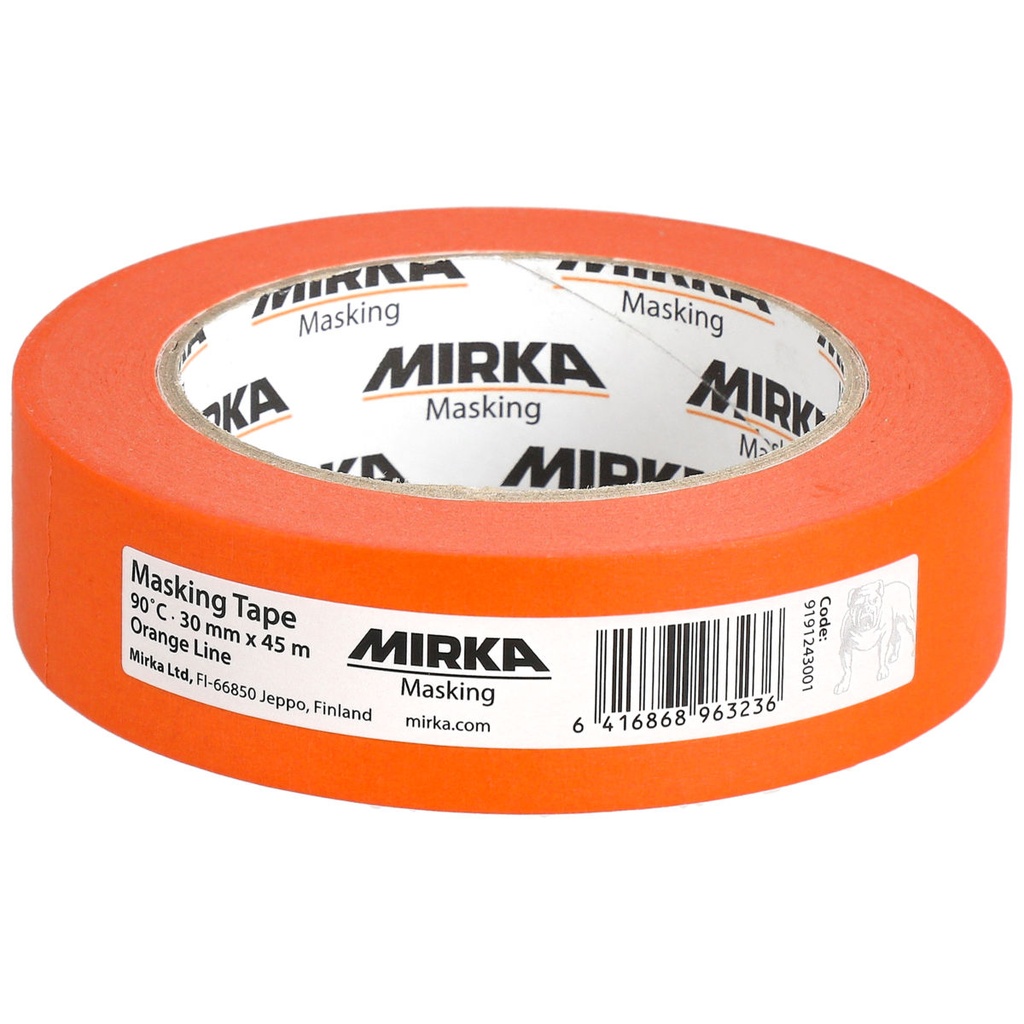 Masking Tape 90Â°C Orange Line 30mmx45m, 30/Pack