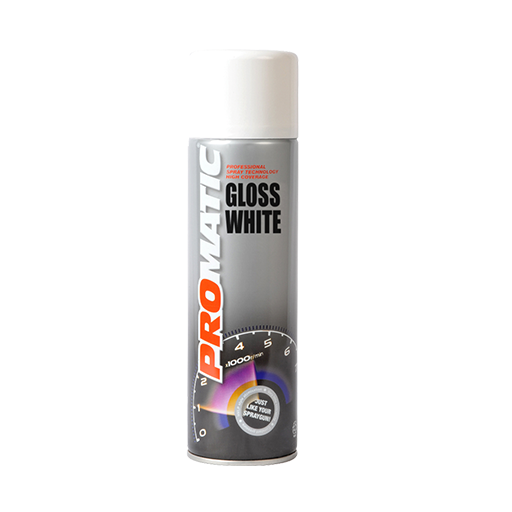 PROMATIC - GLOSS WHITE AEROSOL (500ML)