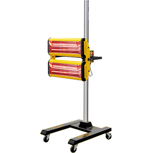 CureTec Mobile Double Headed Shortwave Infrared Ceramic Coating Dryer 