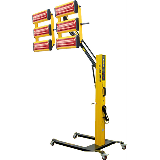 CureTec Mobile Six Headed Shortwave Infrared Ceramic Coating Dryer 