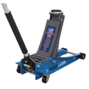 Low Profile Trolley Jack with Rocket Lift 2.25 Tonne - Blue