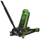 Premier Low Profile Trolley Jack with Rocket Lift 4 Tonne - Green