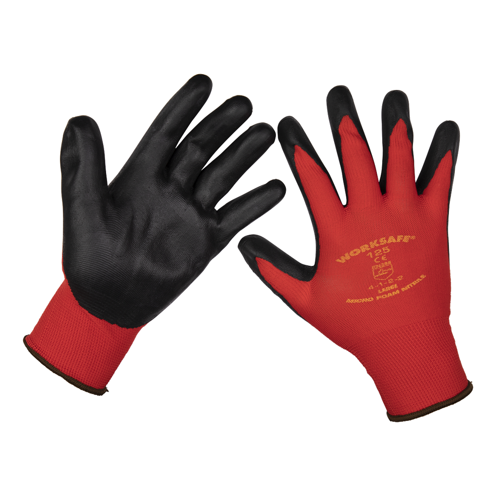 Worksafe® Nitrile Foam Gloves, Large - Pack of 120 Pairs