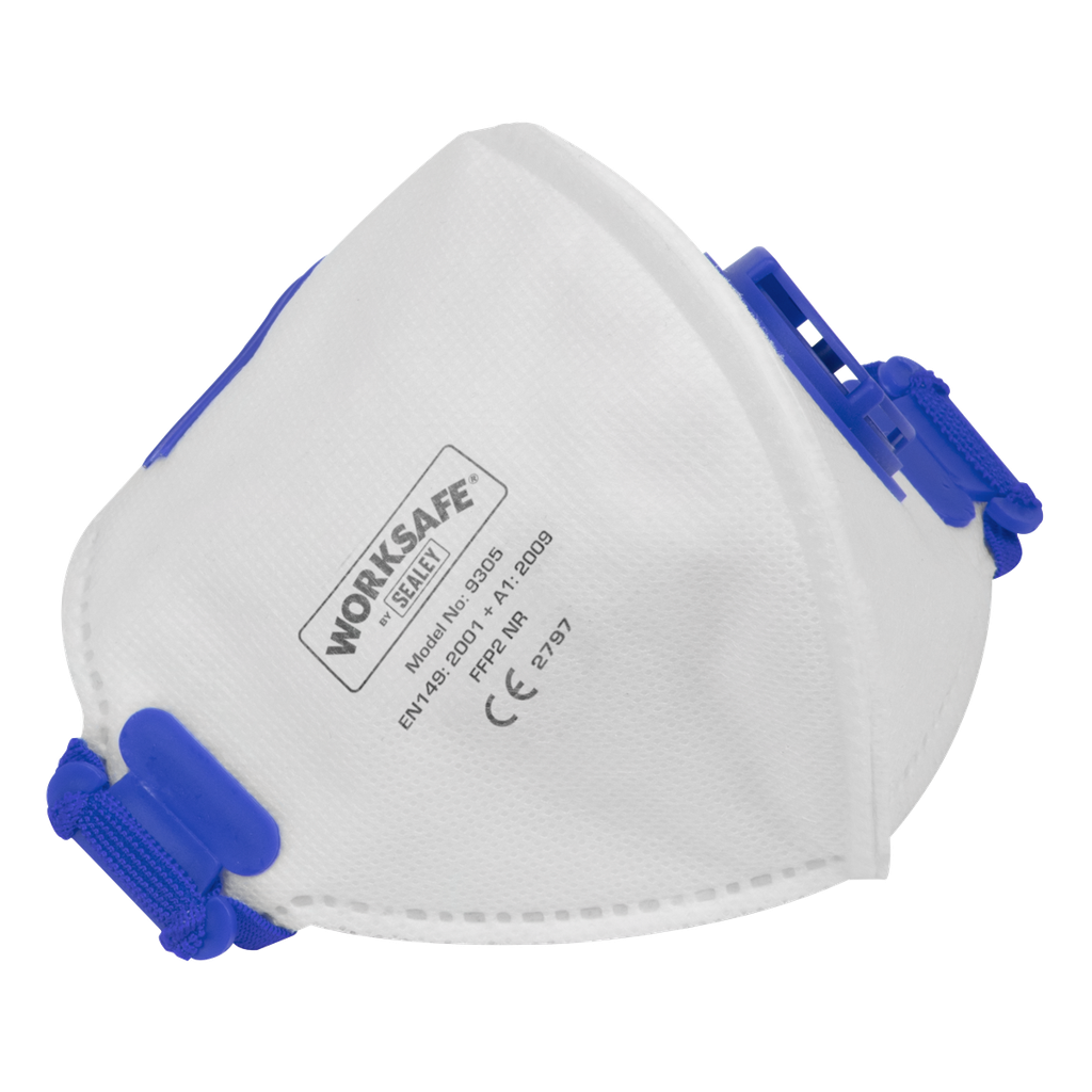 Worksafe® Valved Fold Flat Mask FFP2 - Pack of 10