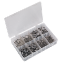 O-Clip Single Ear Assortment Stainless Steel 160pc