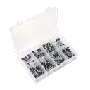 Rivet Assortment Black Anodised 200pc